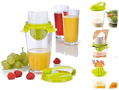 amara-global 3-in-1 Multi Function Juicer with Storage Jar and Shaker Lid Shaker Juice Extractor