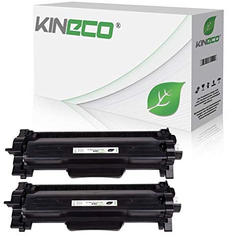Kineco 2 Toner XXL ersetzt Brother TN2420 TN2410 Doppelpack 2X 6.000 Seiten für Brother HL-L2350DW HL-L2370DN HL-L2375DW HL-L2310D MFC-L2710DW