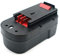 Heshunchang battery 18V 1.5Ah replacefor Black&Decker Firestorm FSB18 BD1834L BD-1834L B-8317 BPT1049 FSB 14 A18 HPB18 FS180BX FS18BX 244760-00 FS18JV FS18SBX