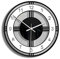 AVEKI Silent Wall Clock, 11 inch Non Ticking Acrylic Irregular Round Wall Clock with Battery Operated and No Glass Cover for Living Room/Bedroom/Kitchen/Office Decoration (Style B)