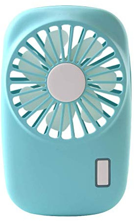 Mini Handheld Fan, Portable USB Rechargeable Powerful Small Personal 2 Speeds Adjustable Camera Shape Outdoor Electric Charging Fan Wind Speed for Kids Girls Home Office Game Travel(Blue)