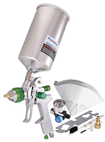 Pistola a spruzzo HVLP da 1 litro per auto, ugello da 1,4 mm, con filtro e regolatore dell'aria