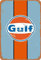 Gulf Oil Blechschild Metall Plakat Warnschild Retro Eisenblech Plakette Jahrgang Poster Schlafzimmer Familie Wand Aluminium Kunstdekor