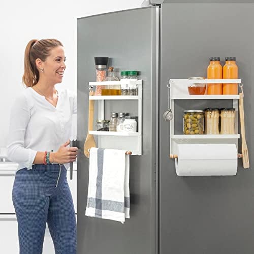InnovaGoods V0103239 Estante Organizador Magnético Magorac, Multicolor, Estándar