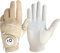Golfhandschuhe Herren Golf Handschuhe Links Rechts Leder Handschuh Wert 1 2 Stück Not Paar Golfhandschuh Linke Rechte mit Ball Marker Allwetter Griff (1 Stück Khaki, M, Links)