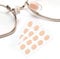 Nose Pads Soft Foam Adhesive Anti-Slip Silicone Eyeglass Nose Pads Stick On for Glasses Eyeglasses Sunglasses 12 Pairs, 1.5mm,Skin Color