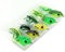 Spinning Frosch Frog Gummifrosch Wobbler Hecht Zander Wels Raubfisch Kunst Köder inkl. Aufbewahrungsbox