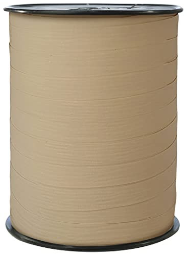 Clairefontaine 601549C - Spule Geschenband 250mx10mm, 1 Stück, Kraftbraun Matt