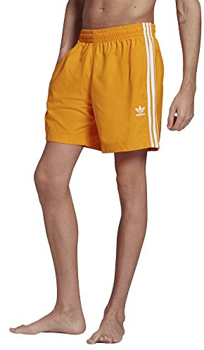 adidas Herren 3-stripes Swimsuit, Bright Orange, S EU