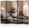 murando Akusticher Raumteiler Steine Foto Paravent 225x172 cm beidseitig auf Vlies-Leinwand bedruckt Akustikschaum Trennwand Spanische Wand Sichtschutz Home Office p-B-0030-z-c