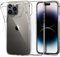 Oprimio Kristallklar Hülle für iPhone 14 Pro [Silikon Hülle] [%100 Durchsichtig] [Deutsche Material] [Ultra Dünn] Klar Handyhülle für Apple iPhone 14 Pro