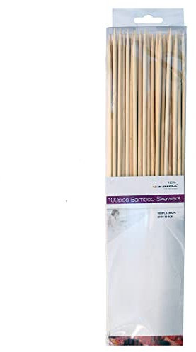 400 Bamboo SKEWERS 30CM 12 BBQ Kebab Wooden Wood Sticks Fruit Barbecue Food New