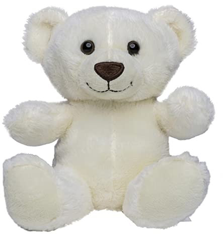 Minifeet Bär Moritz (Creme) - Teddy Kuscheltier Plüschtier Stofftier Spielzeug - kuschelig weich - Geschenk für Baby Kinder Freunde Schulstart Einschulung | Höhe: 14 cm