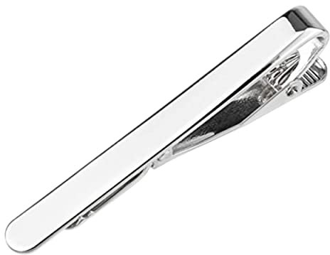 RED DAMORE 1 X Hommes Hommes 5.3cm Épingle À Cravate Pince À Cravate Fermoir - Argent