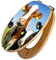 banjado Design WC Sitz Bambus Absenkautomatik 45,8x37,5cm / Toilettendeckel mit Absenkautomatik Holz/hochwertiger Bambus Klodeckel/WC-Sitz für gängigen Toiletten/Motiv Kühe