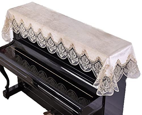 Spitze Klavier Deck Aufrechte Klavierabdeckung Universal Klavierstaubabdeckung Sticker Klavierdeckel Elektronische Schutzabdeckung