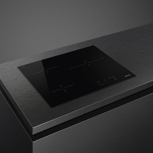 SMEG SE263TD1, Placa vitrocerámica UNIVERSAL, Black glass