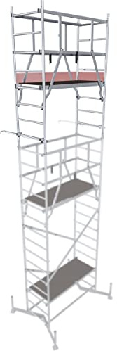 Krause MONTO Climtec Alu-ArbeitsGerüst, Arbeitshöhe ca. 7,00 m - 2. Aufstockung, Artikel-Nr. 710147