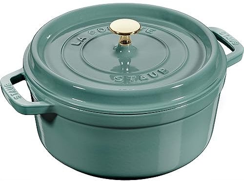 STAUB Cocotte Redonda 24 cm Eucalipto