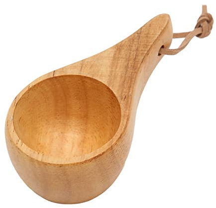 Holztasse, Kaffeetasse, Finnische Tasse, Kreative Tasse, zu Weihnachten, mit Praktischem Finnland für Mini-Tasse, Espressotassen aus Gummiholz