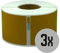 DULA Dymo Compatible Labels - Gold - 99012 - S0722400 - Adressetiketten - 3 Rollen - 36 x 89 mm - 260 Etiketten pro Rolle