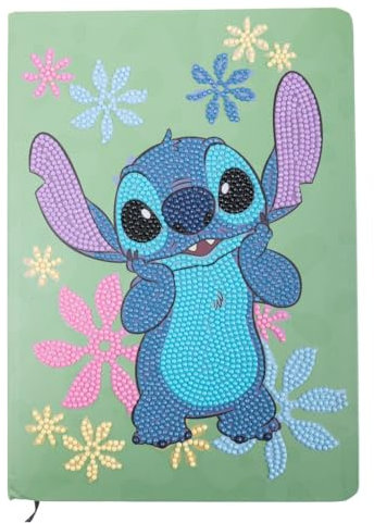 CRYSTAL ART Disney Stitch Notizbuch, 26 x 18 cm