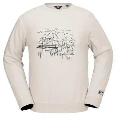 Volcom Herren Essential Crew Fleece Snowboard Winter Sweatshirt Sweatshirt (1er Pack)
