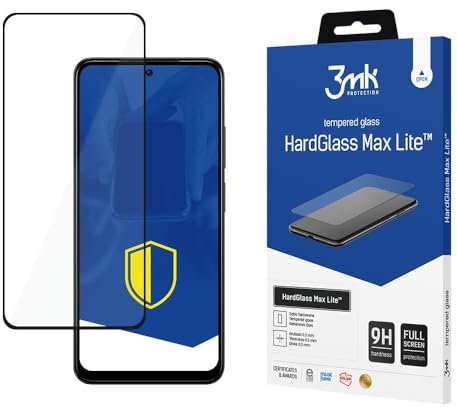 Cristal templado de pantalla completa 9H para Xiaomi Redmi Note 12s - 3MK HardGlass Max Lite