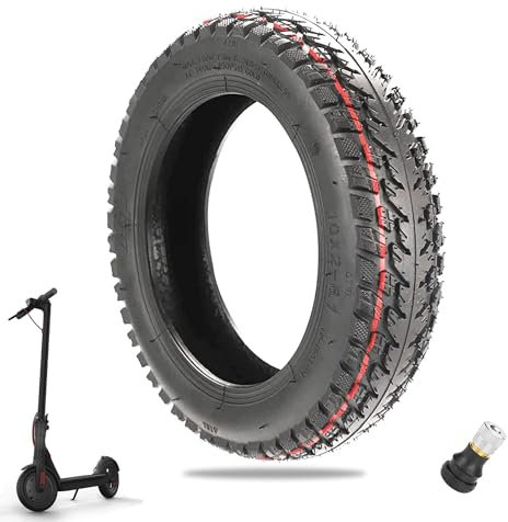 SYACHI 10 Zoll Scooter Reifen,10 x 2-6.1 Tubeless Ersatzreifen für M365 / Pro / Pro2 / 1S / Xiaomi/Lite Elektroroller, Vorne/Hinten Roller Verdicktreifen, Selbstreparierend Reifen (1 PCS)