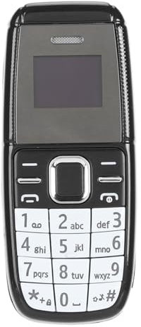 Jectse Mini teléfono móvil desbloqueado, BM200 el teléfono celular 2G GSM más pequeño del mundo, soporta tarjeta SIM dual, marcador Bluetooth, baja radiación y teléfono básico de espera ultra largo