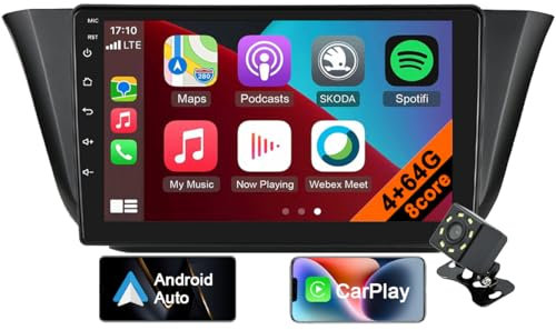 Autoradio Android 12 pour Fiat Iveco Daily 2013-2021 avec CarPlay Android Auto, Radio de Voiture de 9 Pouces Navigation GPS Bluetooth FM Contrôle au Volant MirrorLink(Type1, 4+64GB)