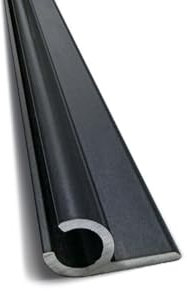 ANKO PLANEN Rail de fixation pour tente - 1 m - Anthracite - 7,5 mm - En aluminium - Fixation murale à 45° - Pour passepoil de 5,5 mm à 8,5 mm, 10-200-KSAW70165585