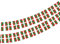 Drapeau du Pays Basque 40 pièces Drapeau Corée du Nord, guirlande Euskadi 11,4 m, fanions Pays Basque, Drapeau National Drapeau Basque 14 x 21 cm