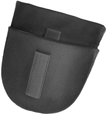 Hebterrka 1 Paar Schulterpolster, 1,5 cm Dicke, Atmungsaktive Schwammpolster, Schulterverstärker für Blazer, Anzug, T-Shirt, Nähzubehör (Schwarz)