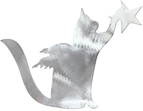 Veranstaltungsstühle 50er Pack Weihnachtsbaum Topper mit Stern 420 Partydekorationen Für Erwachsene (Silver, One Size)