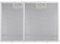 Wmzjnljy 2pcs 320x260mm Cooker Hood Filter Metal Grease Filter 5-Layer Aluminum Universal Mesh Hood Vent Filter Fit for Many Leading Brand of Cooker Hood(Z08-2)