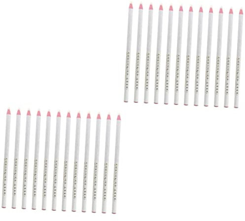 HOODANCOS 2sets Minen Wärme Löschen Stoff Markierung Stifte Stifte Alternative Pastell Bleistifte 12 Stücke * 2