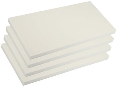 Hihaha 400x200x20mm 4pcs Car Garage Wall Guard Door Protector EVA White Durable Material