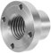 ANDRESLAD Drehbank 2 Holzbearbeitungsdrehfutter Stirnplattenfutter Adapter Für Drechselfutter Adapter Für Drehmaschine Drehwerkzeuge Holzbearbeitungswerkzeuge Mini-drehfutter Stahl Silver
