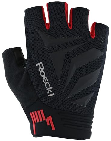 Roeckl Sports Isera 2 Fahrrad Handschuhe kurz schwarz/rot 2025: Größe: 11