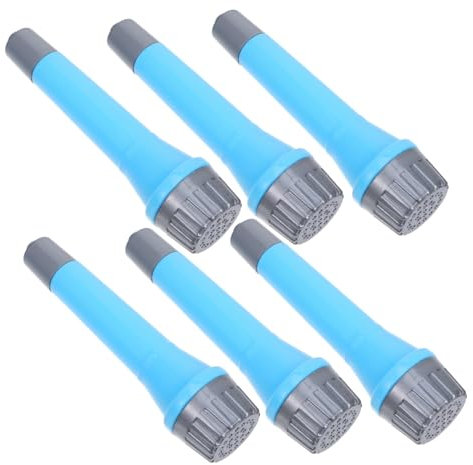 ibasenice 6piezas Micrófono De Plástico para Micrófono Simulado para Karaoke Accesorios De Fiesta y Disfraces para Cumpleaños y Actividades De Actuación