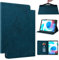 Generico DayQiQiPu Caso per Samsung Galaxy Tab S8+ Plus SM-X800/X806 12,4 Pollici in Pelle PU Motivo a Farfalla Custodia per Tablet Flip Supporto per Slot per schede Custodie,Blu Scuro