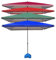 RTVGNSZSJL 300x300cm Toile De Rechange De Parasol Carré, Auvent De Rechange Imperméable, Housse De Rechange pour Parasol Jardin/Parasol Marché(Burgundy,3mx3m(10x10ft))