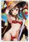 HDFECMK Anime-Girl-Poster, Wandkunst, ästhetisches Leinwandbild, Poster, Vintage-Malerei für Zimmer, 30 x 45 cm, ungerahmter Stil