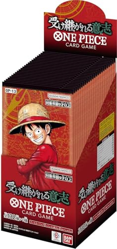 BANDAI ONE Piece Card Game Inherited Will (OP-13) (Box) Pack of 24
