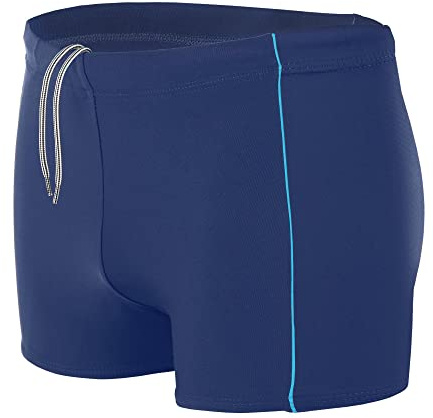 Aquarti Herren Badehose Kurz | mit Kontrastpaspel