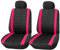 Upgrade4cars Autositzbezüge Set für die Vordersitze | Auto-Schonbezüge Universal in Pink