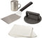 Cuisinart Juego de Hamburguesas de Hierro Fundido: Smash Burger Kit, 6 Patty, sin Antiadherente, 1 litro de Capacidad