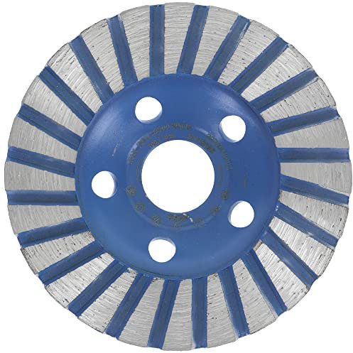 PRODIAMANT Mola diamantata per smerigliatrice a lamelle, 100 mmx22.23 mm, qualità professionale per cemento, pietra naturale, massetto, levigatrice a disco universale con segmento diamantato