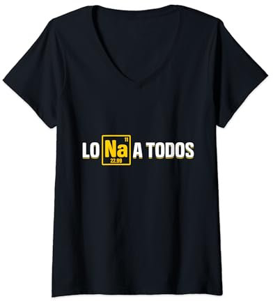 Lo Sodio A Todos - Los Odio a Todos - Química Camiseta Cuello V